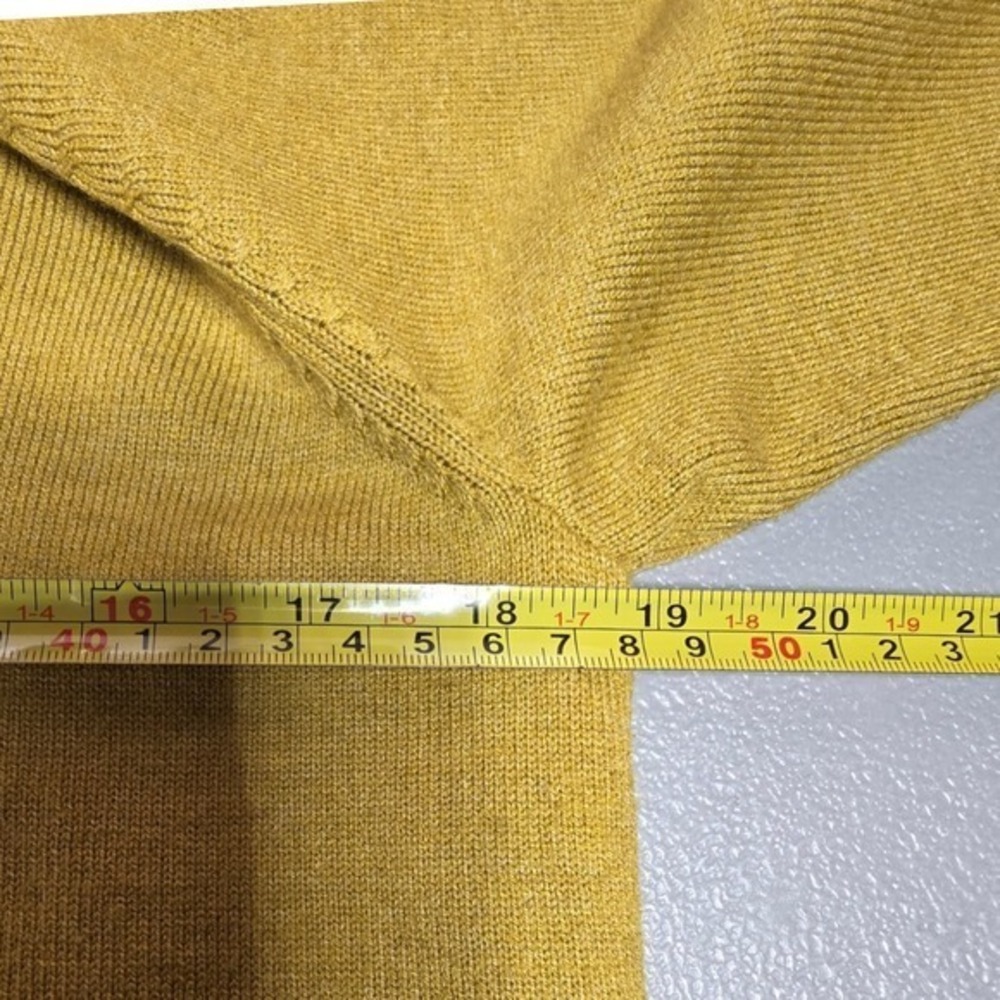 Soft Surroundings Womens M Knit Forsyth Sweater in Amber‎ Gold - Picture 6 of 10